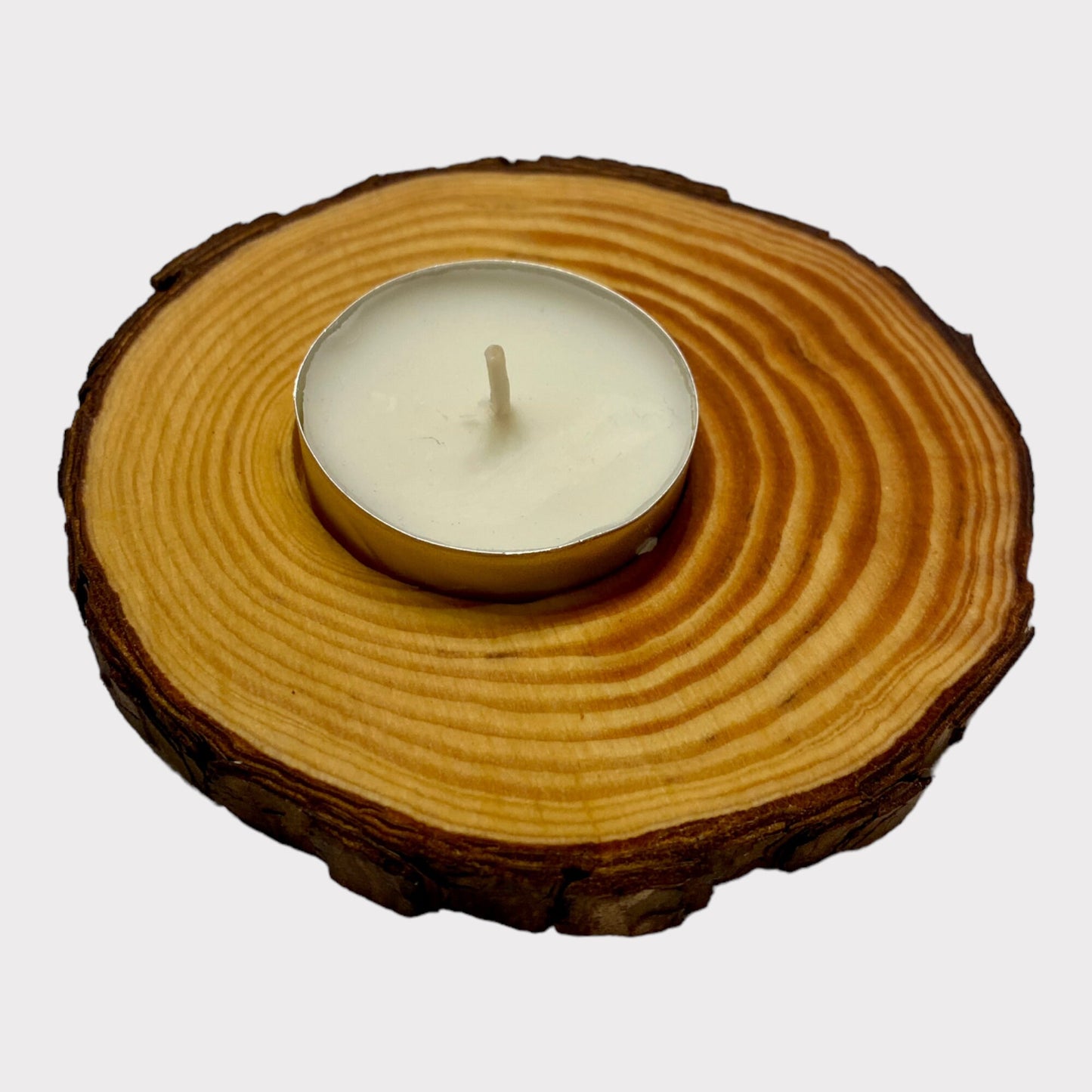 Kerzenhalter 3 Set Baumscheibe Teelichthalter Kerzenständer Kiefer Windlicht Teelichter Holzscheiben Teelicht Holzdeko Kerzen Geschenke