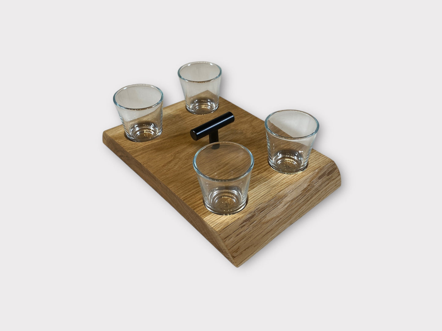 Eichenholz Schnapsbrett Shotgläser Baumkante Shotglass Bar Männergeschenk Schnapsregal Eiche Schnapsglasbrett Schnapsbar Holz Bar Geschenk