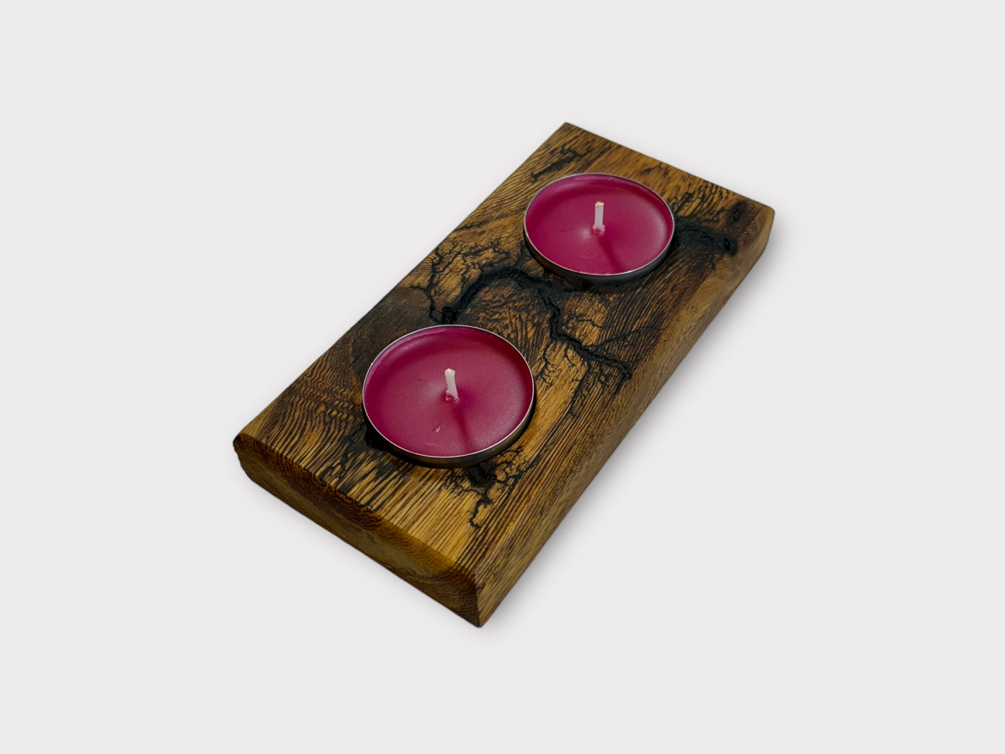 Kerzenständer Kerzenhalter Holz Lichtenbergfiguren Kerzenständer Sennaholz Windlicht Teelichter Geschenk Teelicht Deko Kerzen Teelichthalter