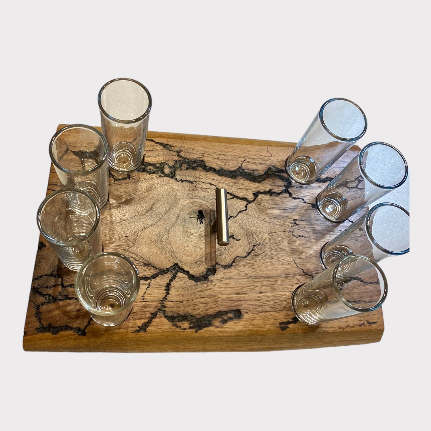 Schnapsbrett Shotgläser Lichtenbergfiguren Nuss Shotglass Bar Gläser | Männergeschenk Schnapsregal Nussbaum Schnapsglasbrett Schnapsbar