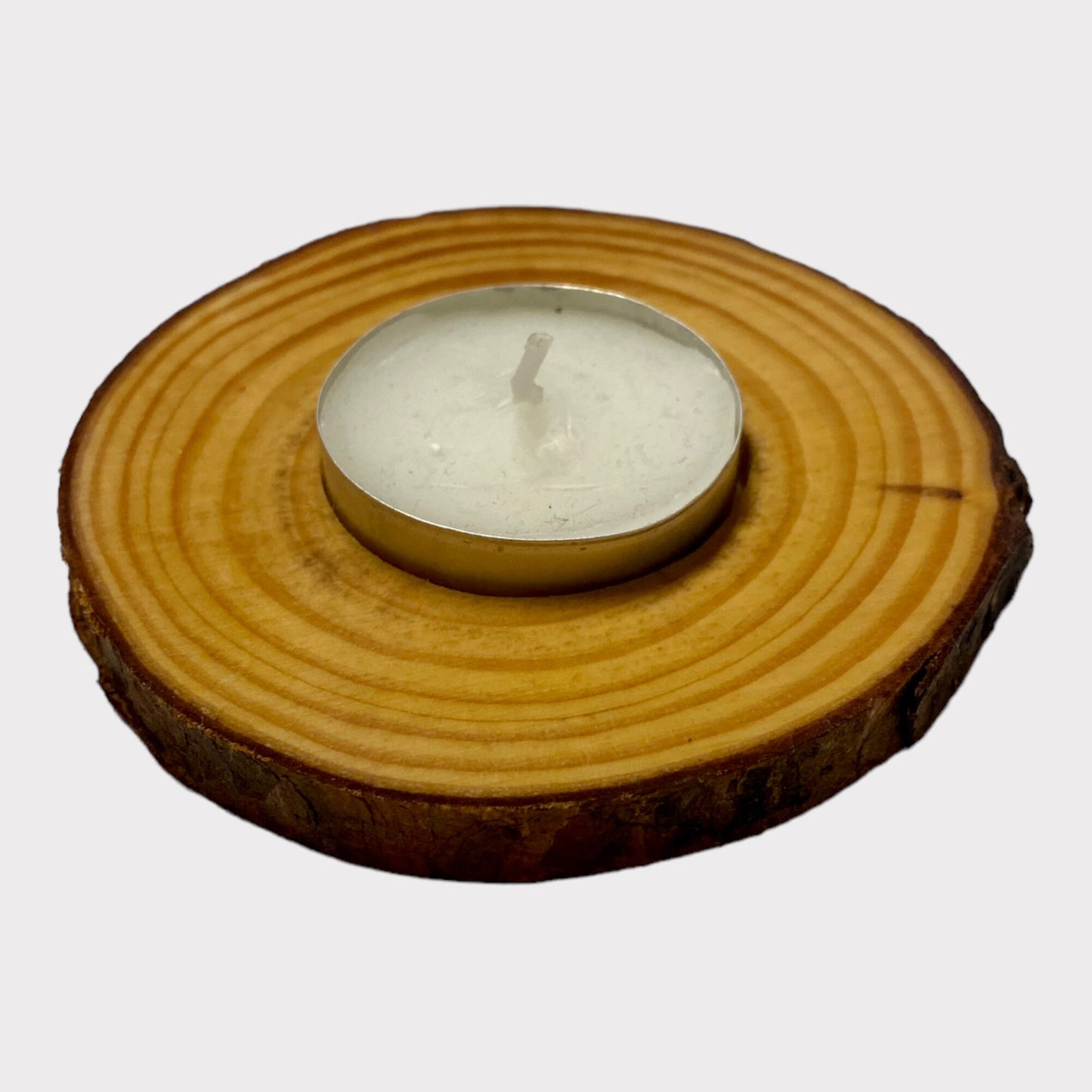 Kerzenhalter 3 Set Baumscheibe Teelichthalter Kerzenständer Kiefer Windlicht Teelichter Holzscheiben Teelicht Holzdeko Kerzen Geschenke
