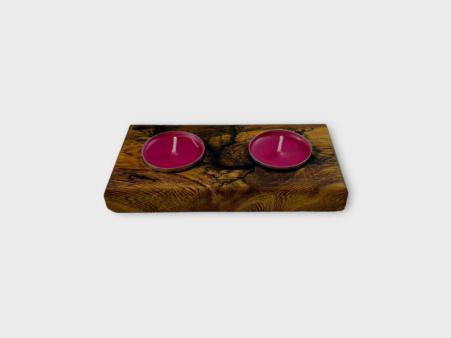 Kerzenständer Kerzenhalter Holz Lichtenbergfiguren Kerzenständer Sennaholz Windlicht Teelichter Geschenk Teelicht Deko Kerzen Teelichthalter