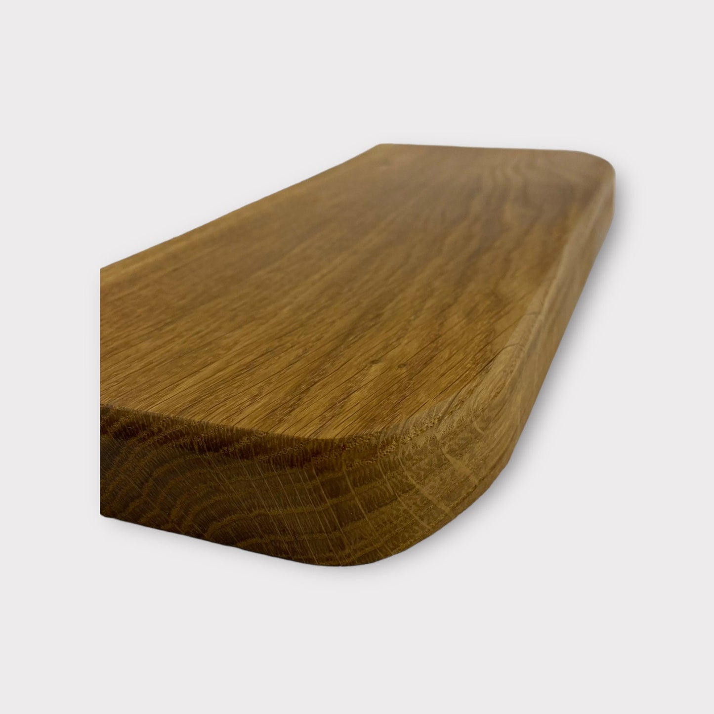 Set aus Zwei Handgefertigten Eichenholz Schneidebrettern – Robust und Stilvoll, Perfekt für Küche und Servieren Massiv Holz