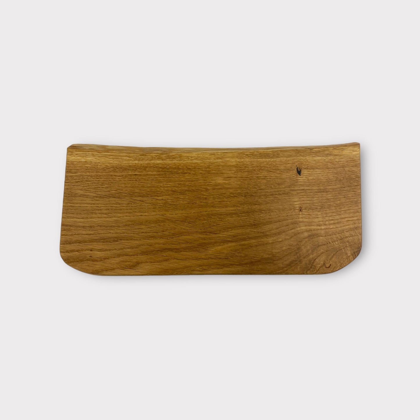 Set aus Zwei Handgefertigten Eichenholz Schneidebrettern – Robust und Stilvoll, Perfekt für Küche und Servieren Massiv Holz