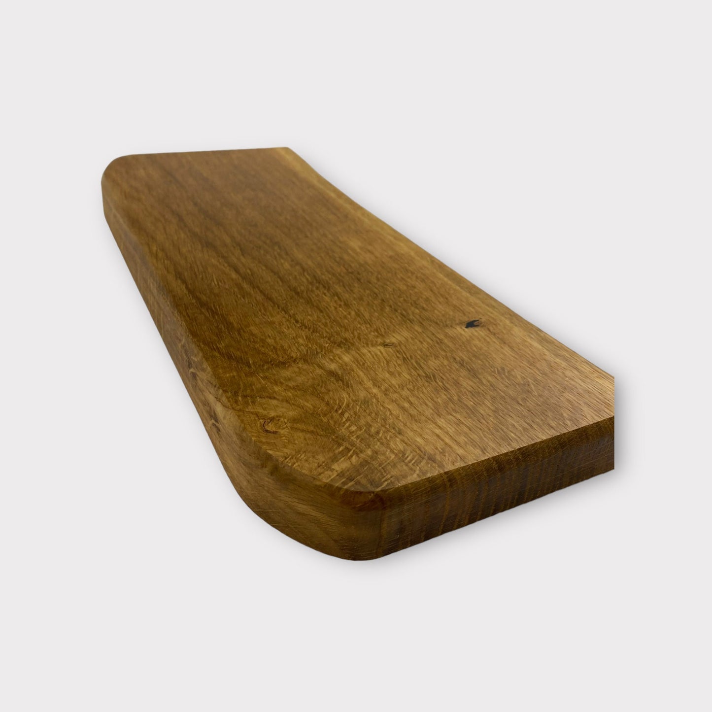 Set aus Zwei Handgefertigten Eichenholz Schneidebrettern – Robust und Stilvoll, Perfekt für Küche und Servieren Massiv Holz